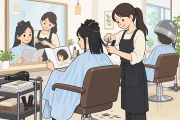 Minna no Nihongo bài 44 – Ở tiệm làm tóc