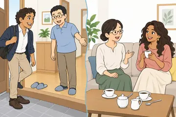 Minna no Nihongo bài 7 – Đến chơi nhà người Nhật